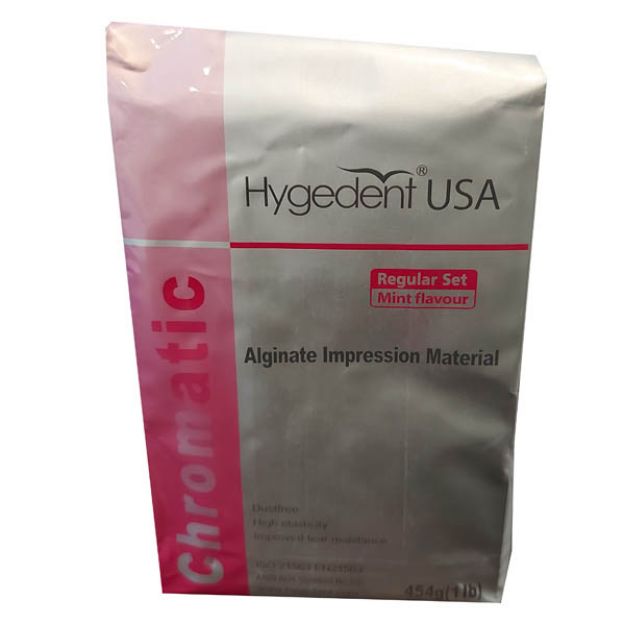 Picture of Chromatic 2 Phase Alginate Mint  Regular Set Hygedent HYG-CR 1lb/Bg 24Bg/Cs(HY)