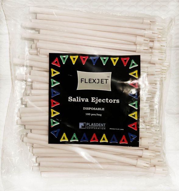 Picture of Saliva Ejector White Tip #8000-OP 100Pc/Pk 10Pk/Bx 4Bx/Cs