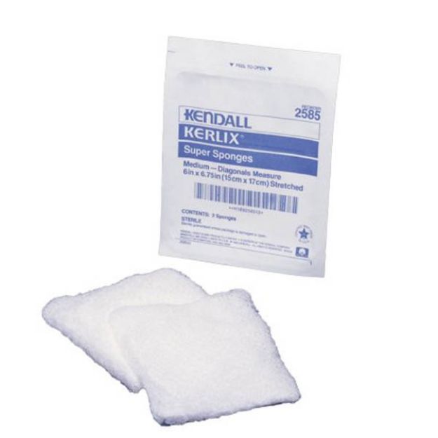 Picture of Bandage, Kerlix Str Med 6X6 3/4in 12-Ply Cardinal 2585 1Pk 20Pk/Bx 12Bx/Cs (MK)