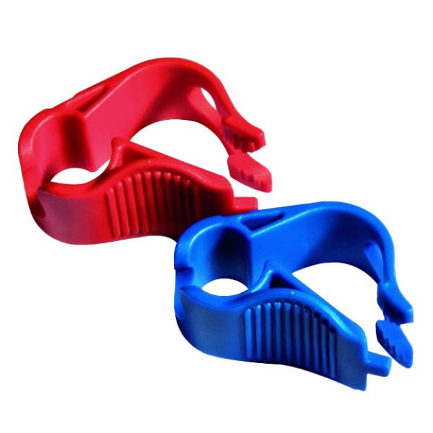 Picture of Replacement clamp red & blue (1 Red and 1 Blue) 2Pc/Bg
