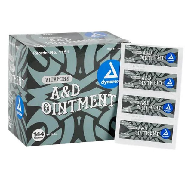 Picture of Vitamin A and D Ointment With Out Lanolin 5g Packet 144/Bx 6Bx/Cs