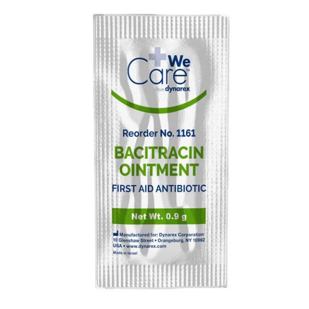 Picture of Bacitracin Ointment .9gm 1161 144/Bx 12Bx/Cs