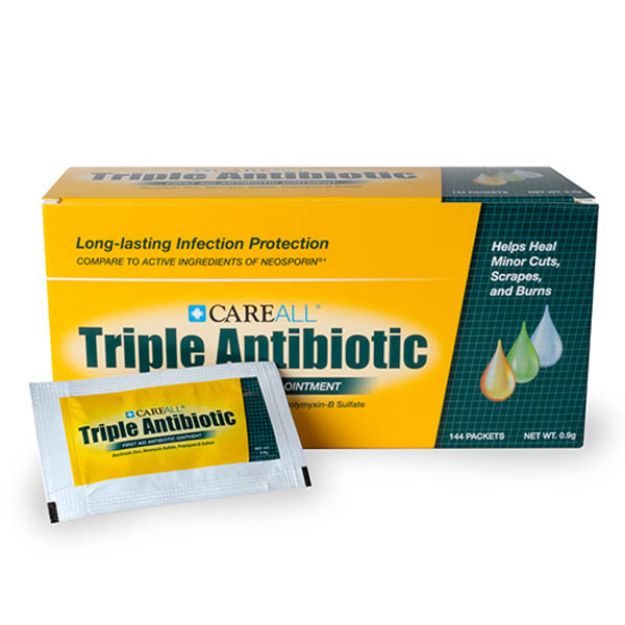 Picture of Triple Antibiotic Ointment, 0.9g  TAOP9 144/Bx 12Bx/Cs(MP)