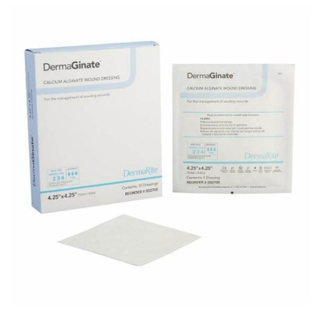 Picture of Calcium Alginate Wound Dressing 4.25inX4.25in 00270E 1/Ea 10Ea/Bx(MK)