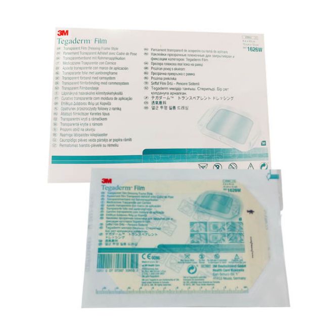 Picture of Tegaderm 4inX4.75in Transparent Film Dressing Frame 3M 50/Bx 4Bx/Cs