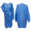 Picture of Lab Coat SMS Blue Knit Cuff Knit Collar 3 Pocket X-Large Essential Cares 10Pc/Bg 3Bg/Cs