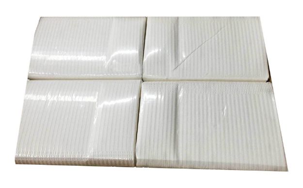 Picture of Poly Towel Bib 3 Ply Tissue+Poly 13inX18in White 500pc/Bx