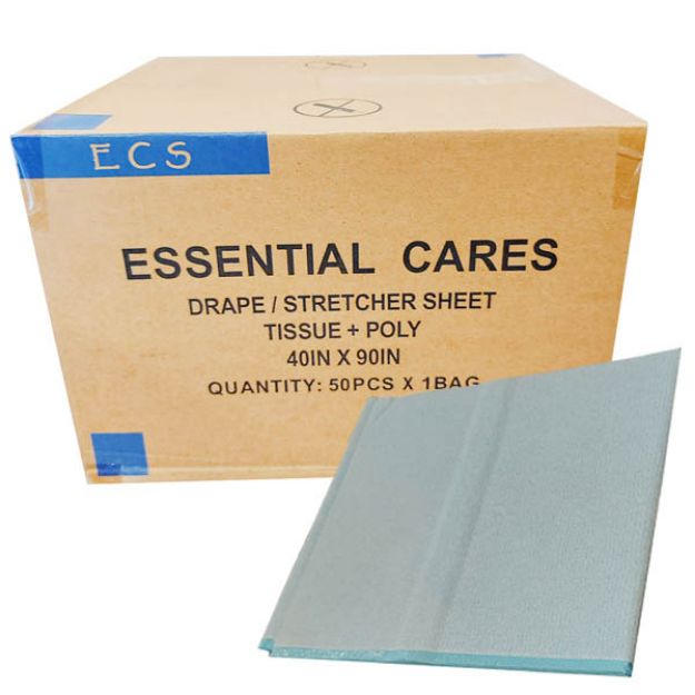 Picture of Drape Sheet 40inX90in Blue 50pc/Bx