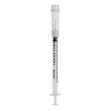 Picture of Sol-Guard 1mL Safety Syringe w/ Fixed Needle 25G x 5/8in Sol Millenium 100Ea/Bx  8Bx/Cs