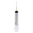 Picture of Syringe 10cc Latex Free 21GAx1 Luer-Lok Tip With Needle JD+10L2125-WEI 100pc/Bx 9Bx/Cs