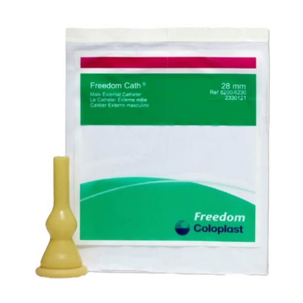Picture of Catheter Freedom Non-Sterile Self-Adhesive Strip Latex Medium 28mm Coloplast C8200 Ea/1 100Ea/Cs
