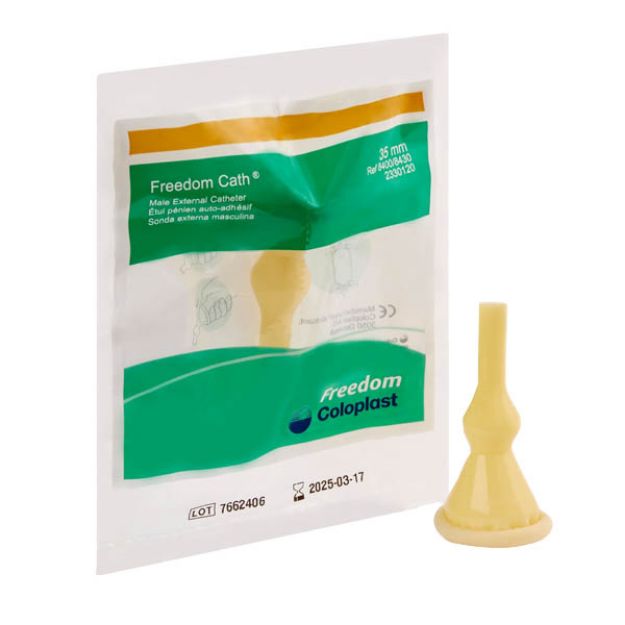 Picture of Catheter Freedom Self-Adhesive Seal Latex Large Coloplast 8400 Ea/1 100Ea/Bx(MK)