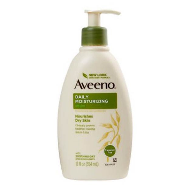 Picture of Aveeno Hand & Body Moisturizer, 100360000, 12 oz. Pump Botl Unscented Lotion, 12Pc/Cs (MK)