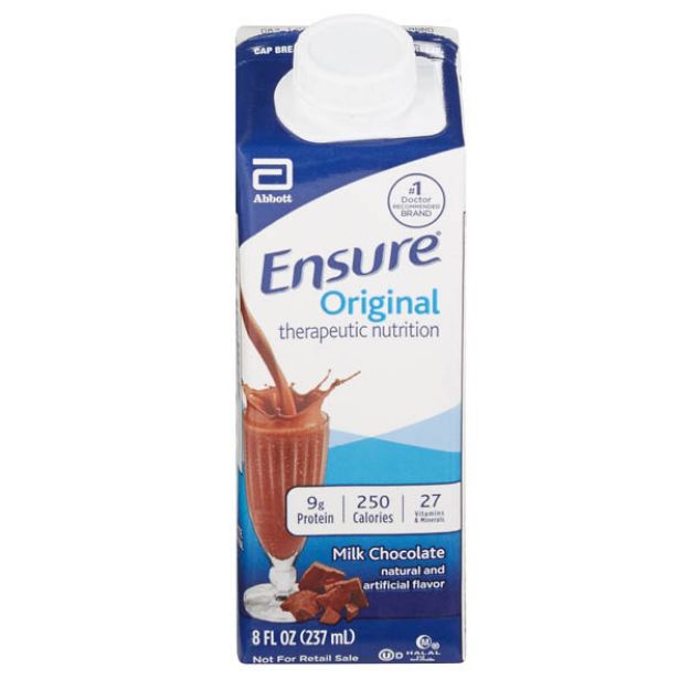 Picture of Ensure Original Chocolate Abbott Nutrition 64937/5264937 8oz/Ct 24Ct/Cs