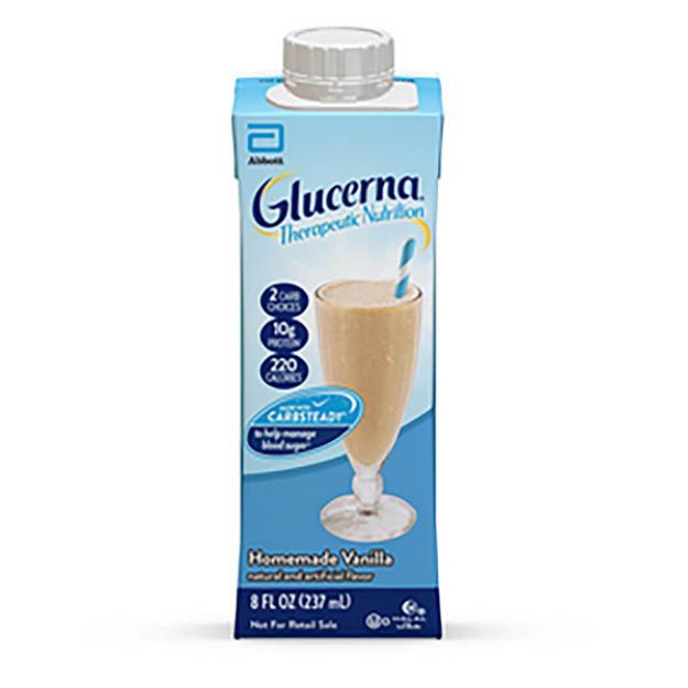 Picture of Glucerna Vanilla Abbott Nutrition 64922/5264922  8oz/Ct 24Ct/Cs