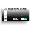 Picture of Nitrile Powder Free Examination Gloves Black Essential Cares Medium 100pc/Bx 10Bx/Cs
