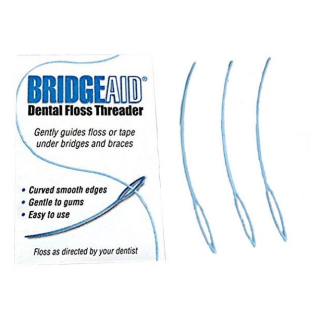 Picture of Floss BridgeAid Dental Floss Threaders First Choice TDPS 1000Pc/Bx