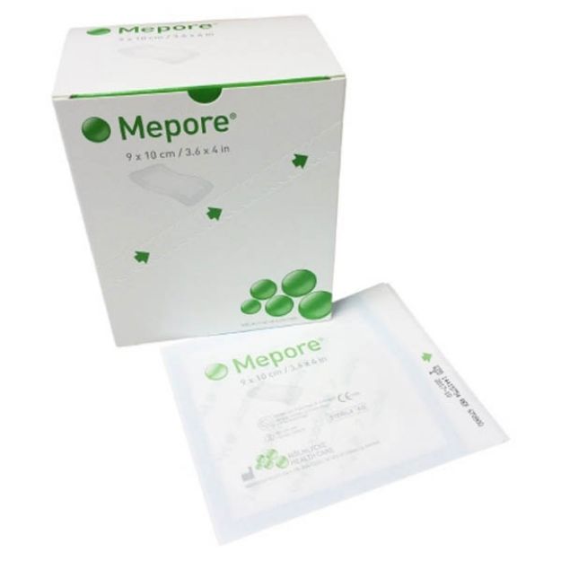 Picture of Dressing Mepore  3 1/2inX4in Molnlycke 670900 50Ea/Bx 8Bx/Cs (MK)