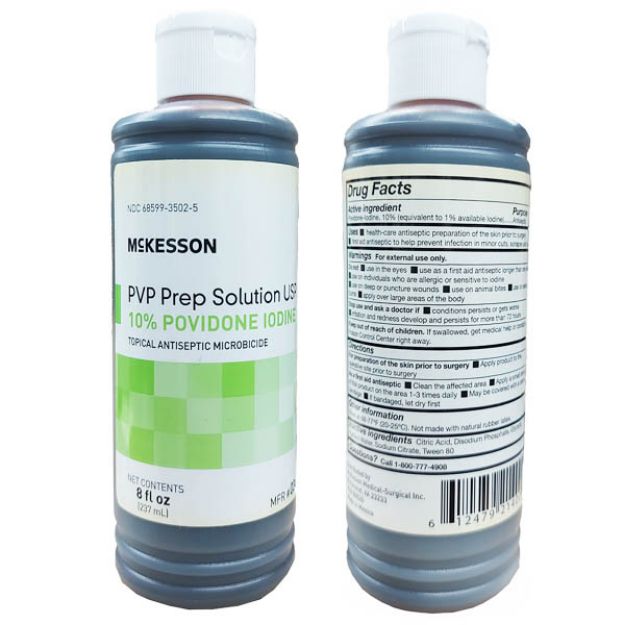 Picture of Skin Prep Solution Povidone Iodine 8oz  10% Strength   #034 1Ea/Bt (MK)