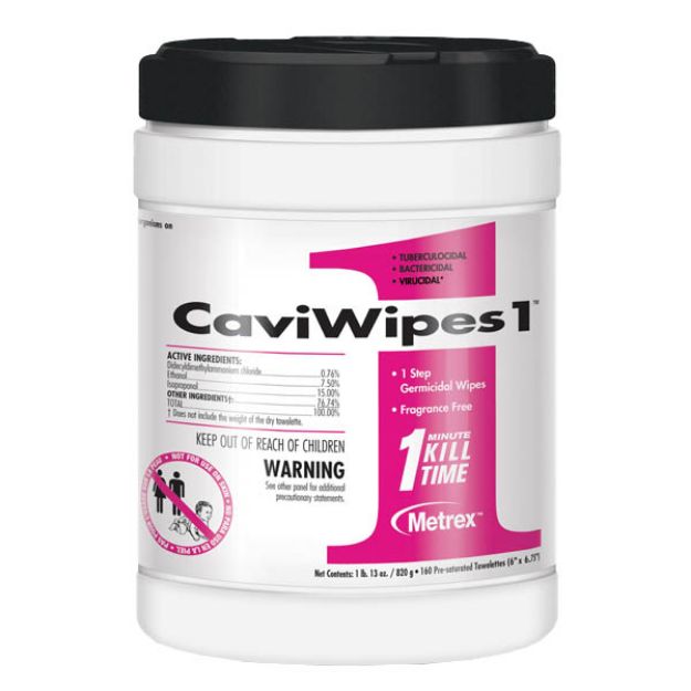 Picture of Caviwipes Disinfectant Cleaner Kills Virus in 1 min 6X6.75in  13-5100 160Sh/Ea 12Ea/Cs (MP)