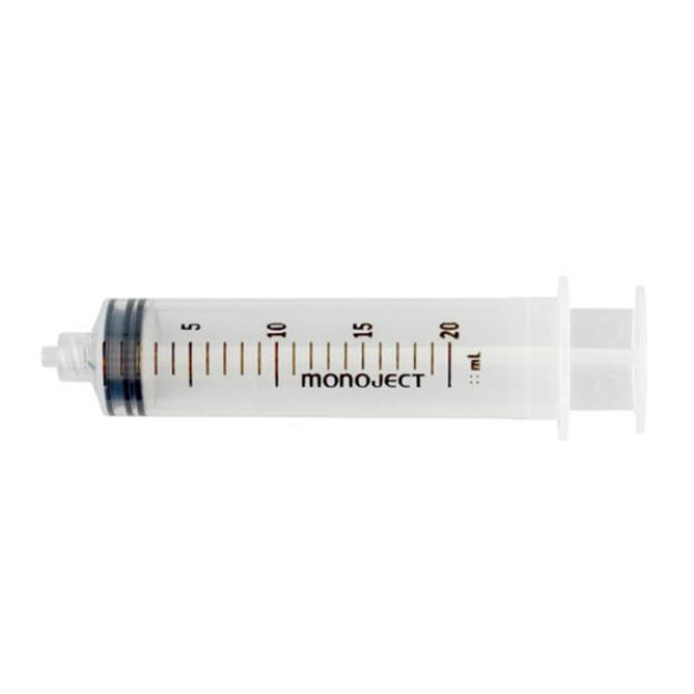 Picture of Syringe Luer Lock Tip Without Safety 20ml Kendal 1182000777 40Ea/Bx 4Bx/Cs(MK)