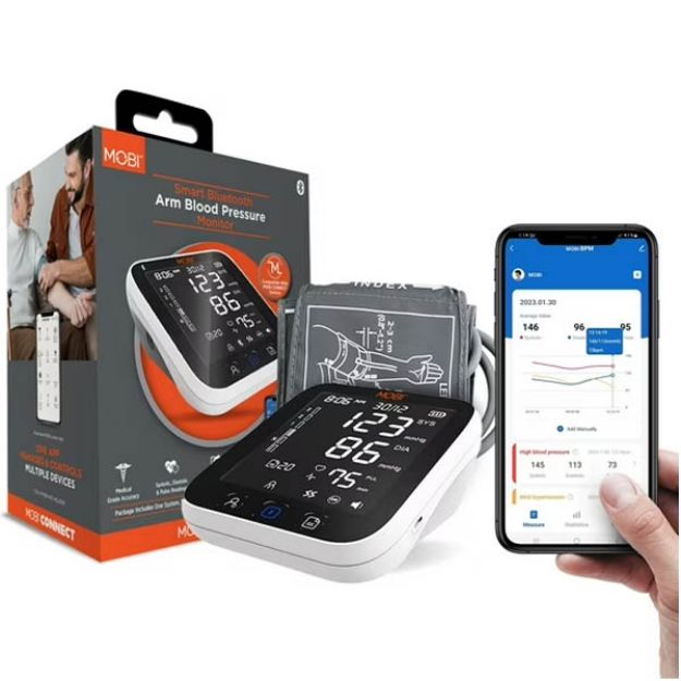 Picture of Mobi Smart Bluetooth Arm Blood Pressure Monitor 700027 1/Ea(MO)