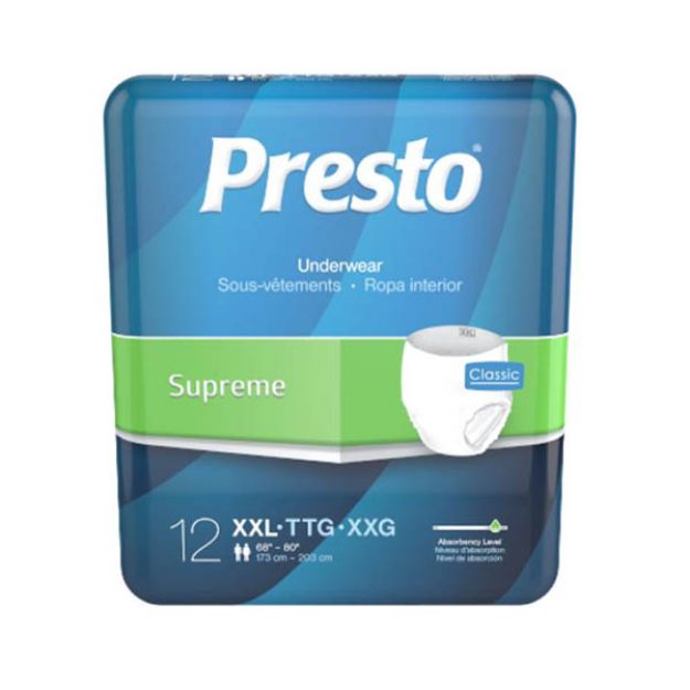 Picture of Adult Pull Up XXLarge Presto AUB23060, 68in-80in 12pc/Bg 4Bg/Cs (48Pc/Cs)