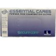 Picture of Securecare Nitrile Powder Free Examination Gloves Blue Essential Cares Large 200pc/Bx 10Bx/Cs