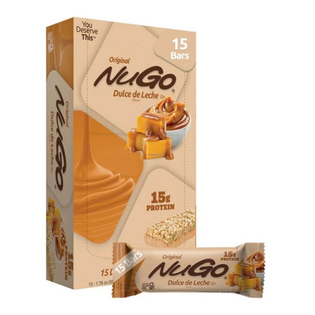 Picture of Nugo Nutrition Bar Original Dulce de Leche 1.76oz(50g) 15Bars/Pk, 8Pk/Cs